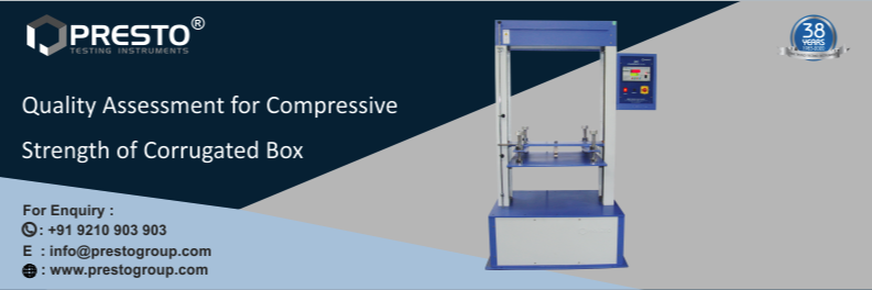 Quality Assessment for Compressive Strength of Corrugated Box